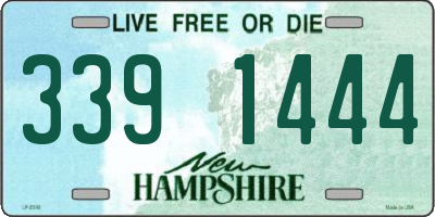 NH license plate 3391444