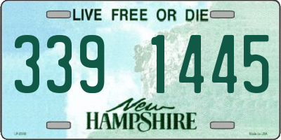 NH license plate 3391445