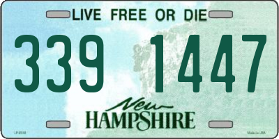 NH license plate 3391447