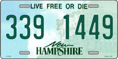 NH license plate 3391449