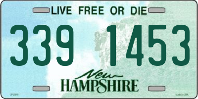 NH license plate 3391453