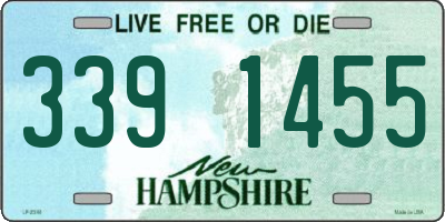 NH license plate 3391455