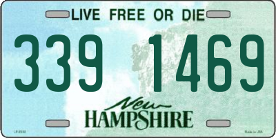 NH license plate 3391469