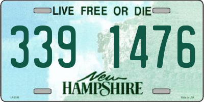 NH license plate 3391476