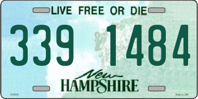 NH license plate 3391484