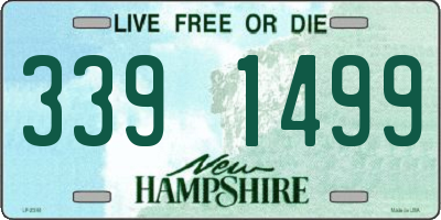 NH license plate 3391499