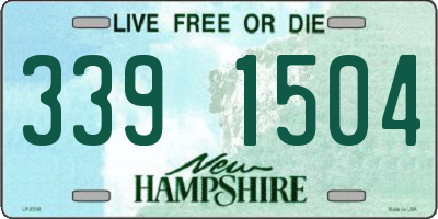 NH license plate 3391504