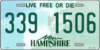 NH license plate 3391506
