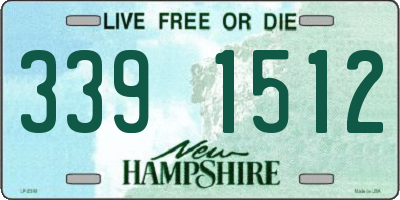 NH license plate 3391512