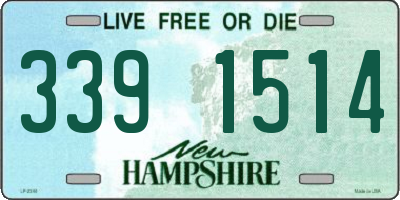 NH license plate 3391514