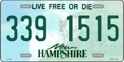 NH license plate 3391515