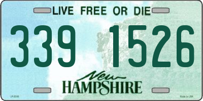 NH license plate 3391526