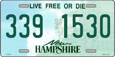 NH license plate 3391530