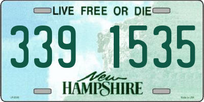 NH license plate 3391535