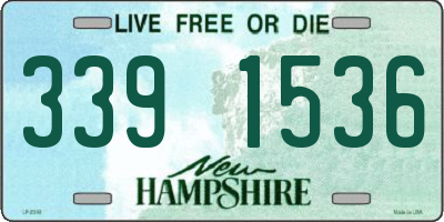 NH license plate 3391536