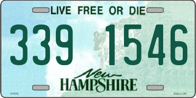 NH license plate 3391546