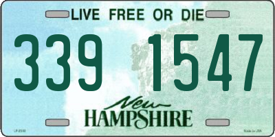 NH license plate 3391547