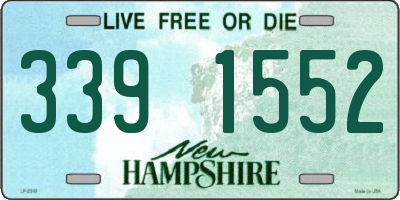 NH license plate 3391552