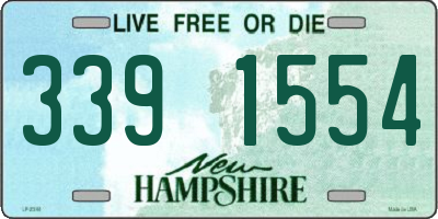 NH license plate 3391554