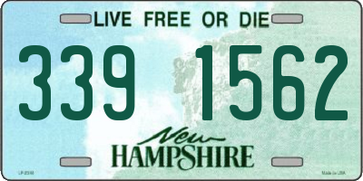 NH license plate 3391562