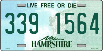 NH license plate 3391564