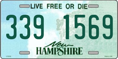 NH license plate 3391569