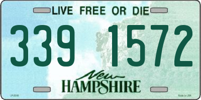 NH license plate 3391572