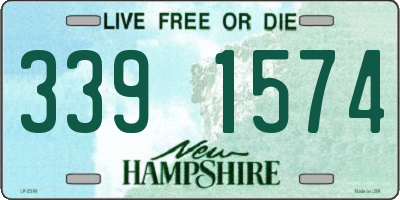 NH license plate 3391574