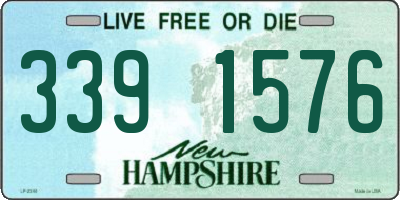 NH license plate 3391576
