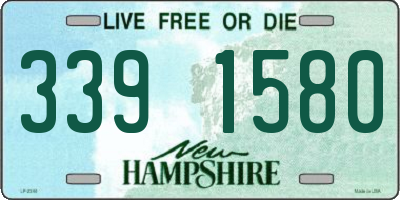 NH license plate 3391580