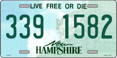 NH license plate 3391582