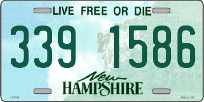 NH license plate 3391586