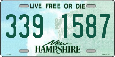 NH license plate 3391587