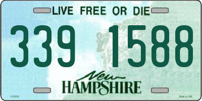 NH license plate 3391588