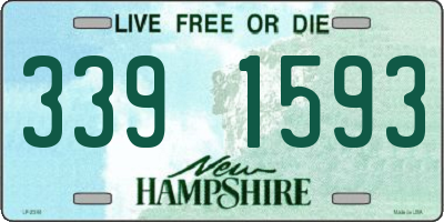NH license plate 3391593