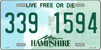 NH license plate 3391594