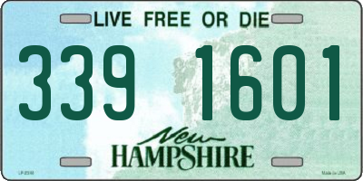 NH license plate 3391601