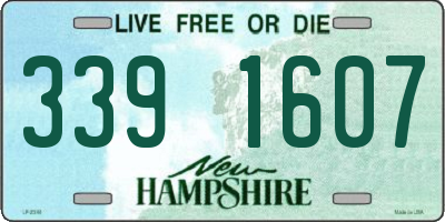 NH license plate 3391607