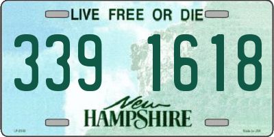 NH license plate 3391618