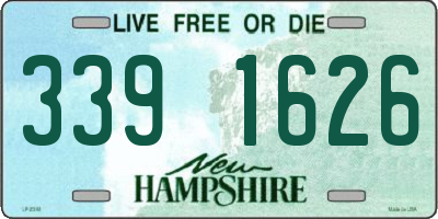 NH license plate 3391626