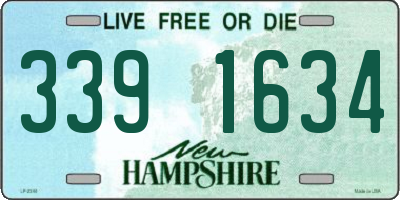 NH license plate 3391634