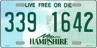 NH license plate 3391642