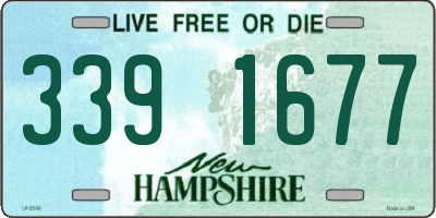 NH license plate 3391677
