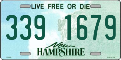 NH license plate 3391679