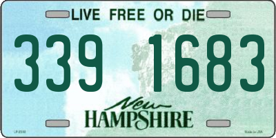 NH license plate 3391683