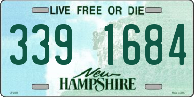 NH license plate 3391684