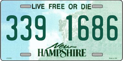 NH license plate 3391686