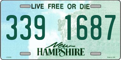 NH license plate 3391687