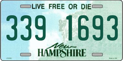 NH license plate 3391693