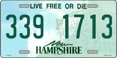 NH license plate 3391713